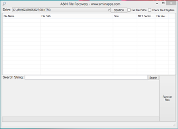 AN File Recovery screenshot
