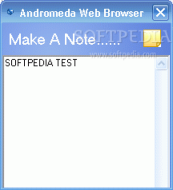 Andromeda Web Browser screenshot 2