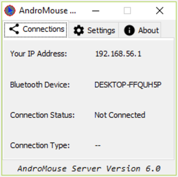 AndroMouse Server screenshot 3
