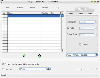 Angel iPhone Video Converter screenshot 2