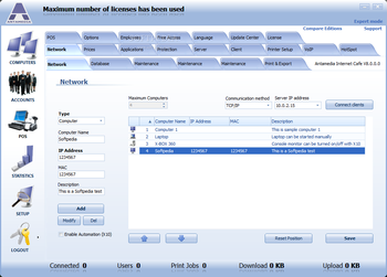 ANTAMEDIA Internet Cafe Software screenshot 6