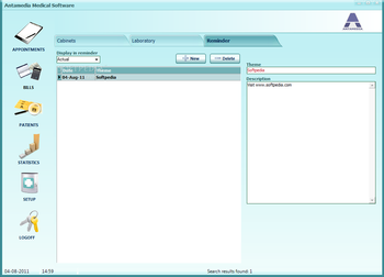 Antamedia Medical Software screenshot 4