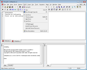 Antechinus C# Editor screenshot 2
