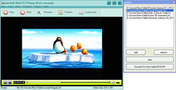 AnvSoft Web FLV Player Freeware screenshot
