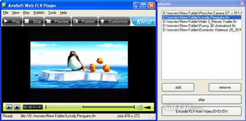 AnvSoft Web FLV Player Freeware screenshot 3