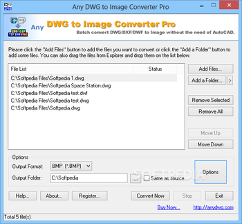 Any DWG to Image Converter Pro screenshot