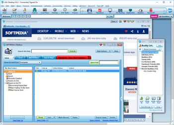 AOL Desktop 9.8 screenshot