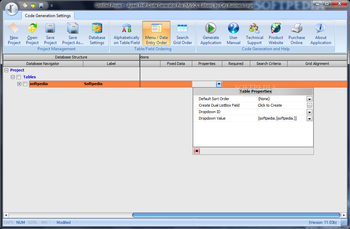APEEL PHP Code Generator Pro (MySQL Edition) screenshot 2
