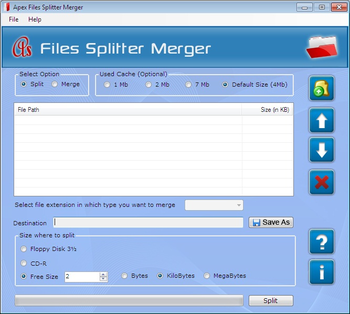 Apex File Splitter to Split any File screenshot