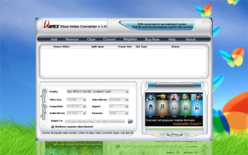 Apex Free xBox Video Converter screenshot