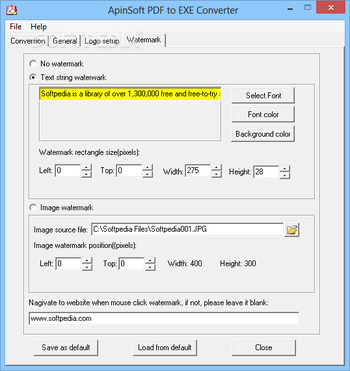 ApinSoft PDF to EXE Converter screenshot 4