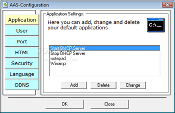 Application Access Server screenshot 3