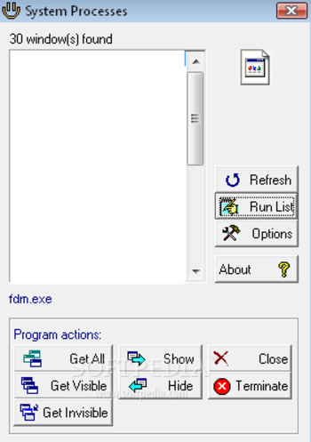 Application Manager screenshot