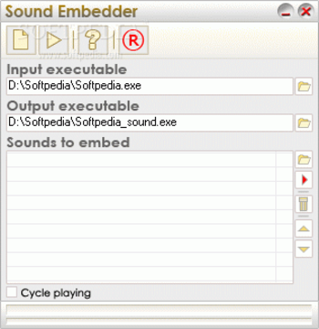 Application Sound Embedder screenshot