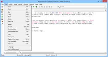 Approximatrix Simply Fortran screenshot 2