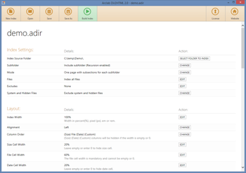 Arclab Dir2HTML screenshot 3