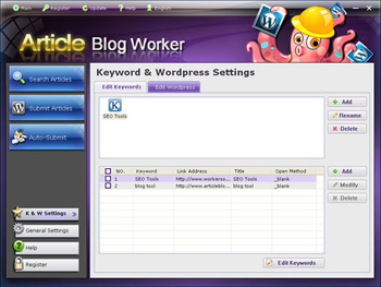 Article Blog Worker screenshot