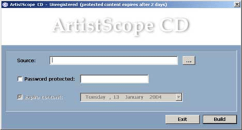 ArtistScope CD screenshot 2