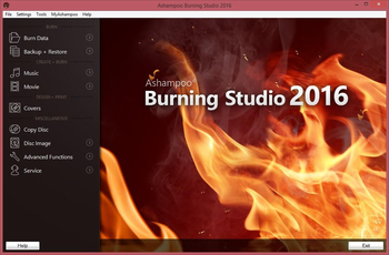 Ashampoo Burning Studio 2017 screenshot
