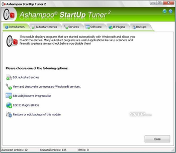 Ashampoo StartUp Tuner 2 screenshot 3