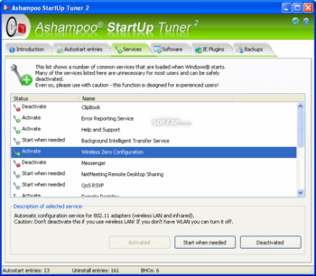 Ashampoo StartUp Tuner 2 screenshot 5