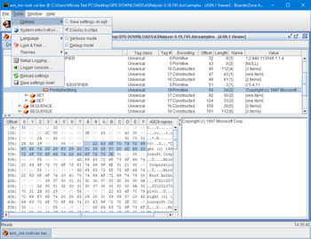 ASN.1 Analyzer screenshot 2