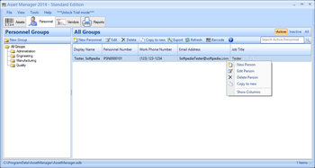 Asset Manager - Standard Edition screenshot 2