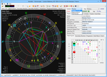 Astrallis Primary Directions & Astrology Software screenshot 11