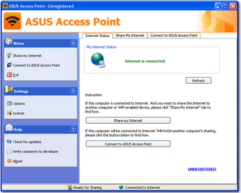 ASUS Access Point screenshot