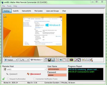 Atelier Web Remote Commander screenshot