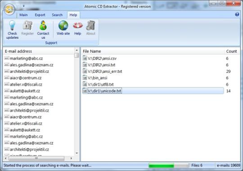 Atomic CD Email Extractor screenshot 3