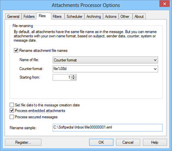 Attachments Processor for Outlook screenshot 6