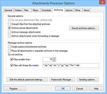 Attachments Processor for Outlook screenshot 9
