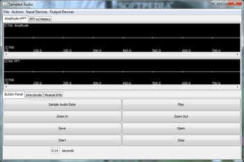 Audio Data Visualizer screenshot