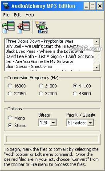 AudioAlchemy MP3 Edition screenshot 2