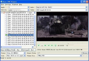 Audiotool Ease DVD Ripper screenshot 2