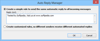 Auto Reply Manager for Outlook screenshot 2