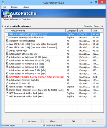 AutoPatcher screenshot 2