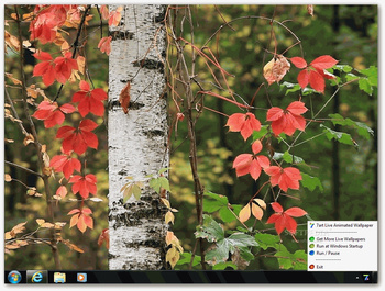 Autumn Landscape HD Live Wallpaper screenshot