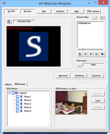 AV Webcam Morpher screenshot 4