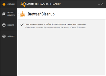 Avast Browser Cleanup screenshot
