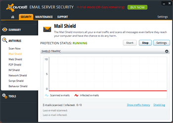 Avast Email Server Security screenshot 4