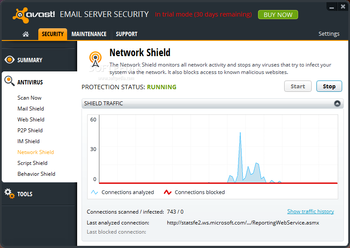 Avast Email Server Security screenshot 6