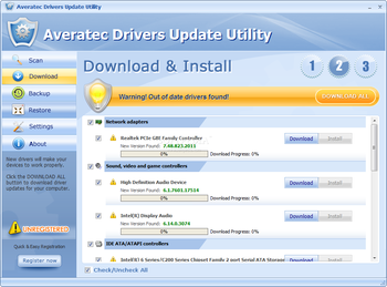 Averatec Drivers Update Utility screenshot 2