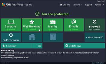AVG Antivirus Free screenshot