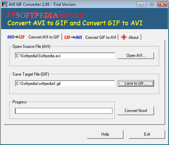 AVI GIF Converter screenshot