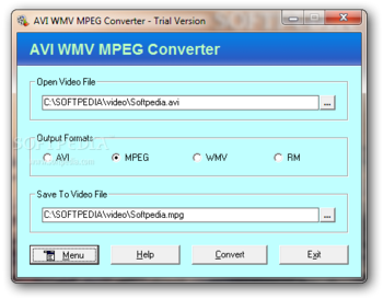AVI WMV MPEG Converter screenshot