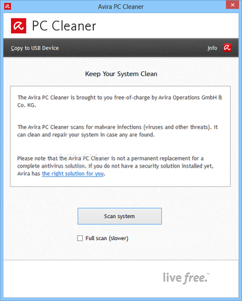 Avira PC Cleaner screenshot