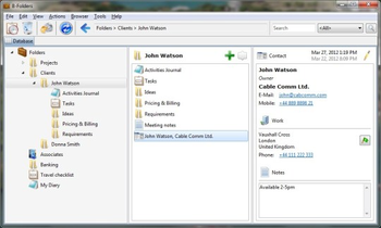 B-Folders Desktop Edition screenshot 2