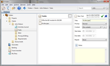 B-Folders Desktop Edition screenshot 4